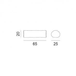 Gervasoni GUNA Rollenkissen 20x65 cm