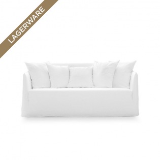 GHOST 10 Sofa 180 cm, Bezug Lino Bianco