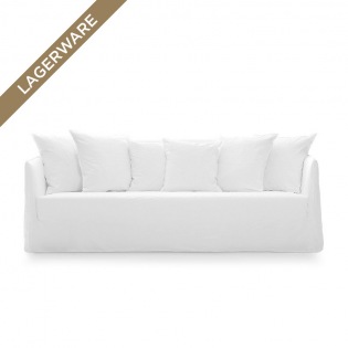 Gervasoni GHOST 12 Sofa 220 cm, Bezug Lino Bianco