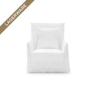 Gervasoni GHOST 04 Sessel, Bezug Lino Bianco