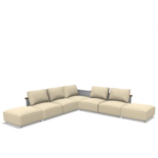Schutzhülle für HASHI Sofa Kombination 08