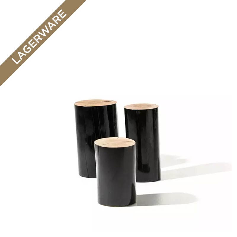 LOG M Beistelltisch, Schwarz