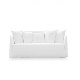 Gervasoni GHOST 10 Sofa 180 cm, Lino Bianco