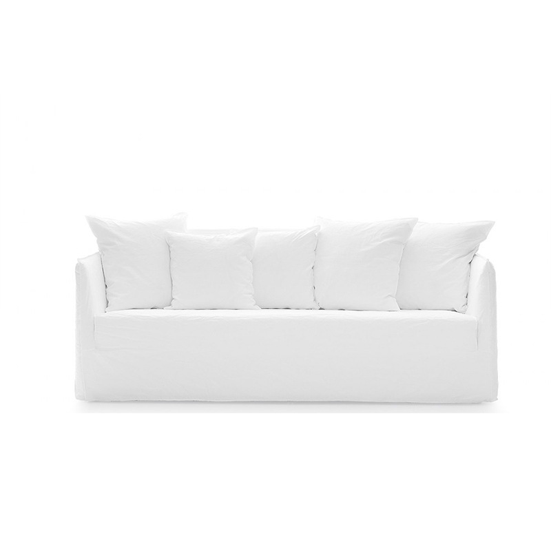 Gervasoni GHOST 10G Sofa 200 cm, Lino Bianco