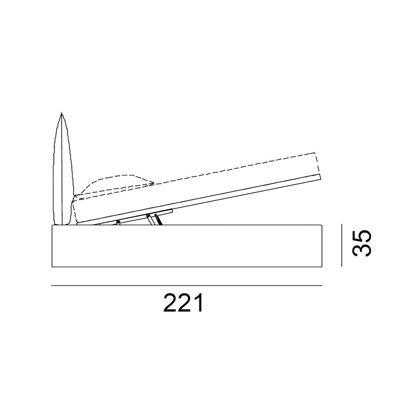 Gervasoni BEDS Double Bett - mit optionalen Bettkasten CV1
