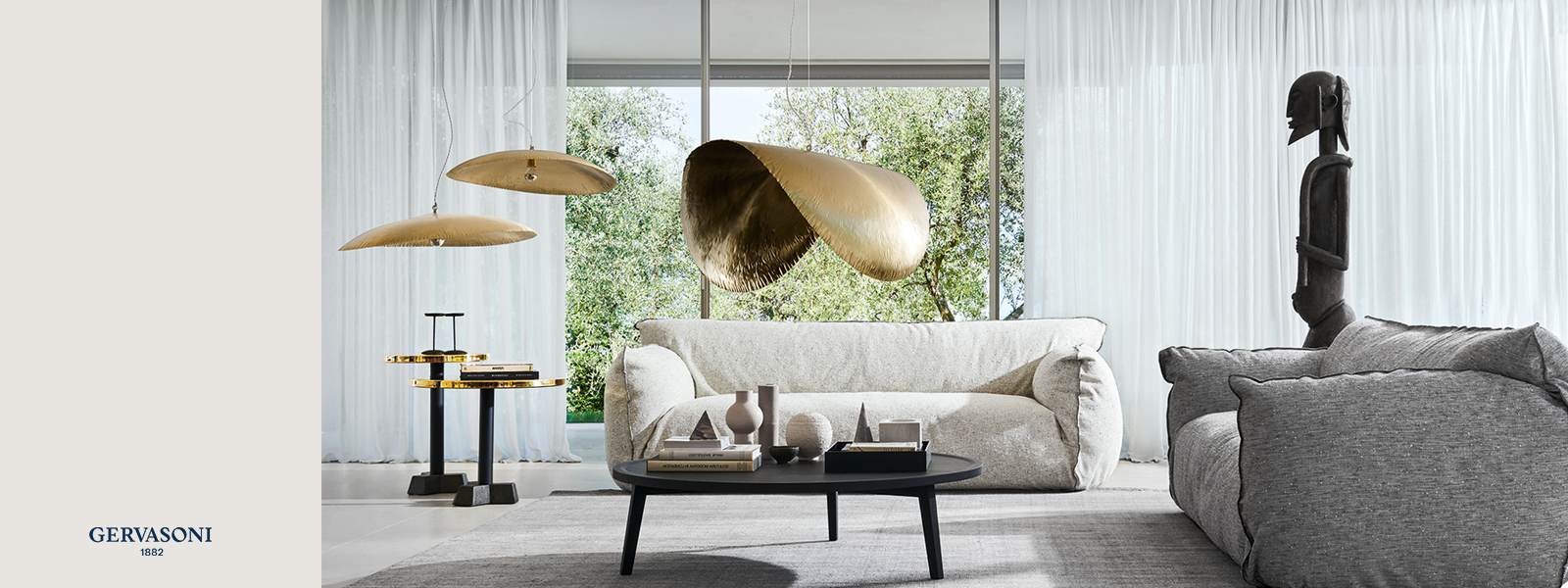 Gervasoni BRASS & SILVER Slide background